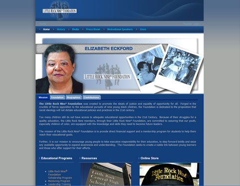 Little Rock Nine Foundation website